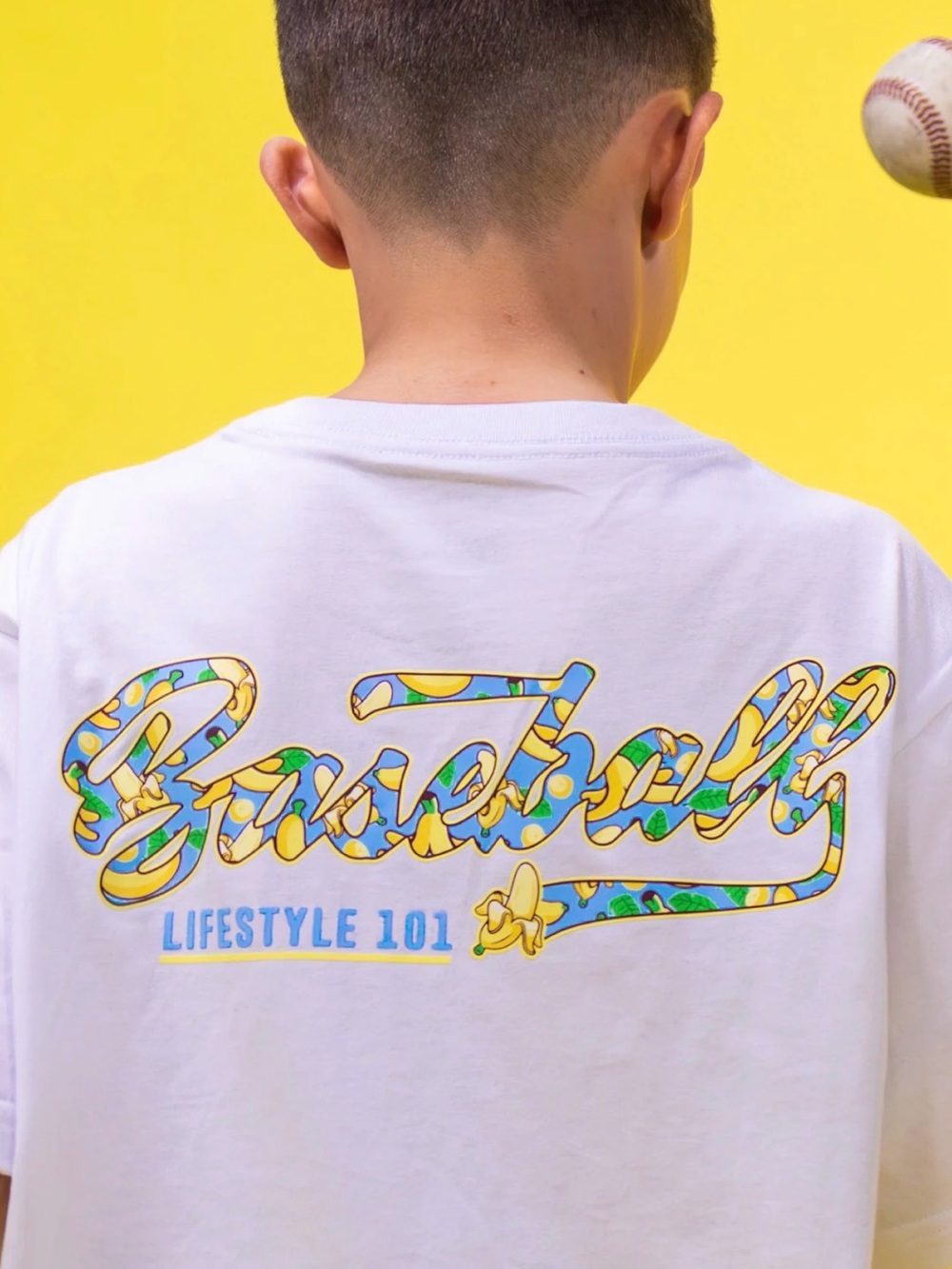 Baseball Lifestyle 101 Tropical Banana T-shirt - Adult Small